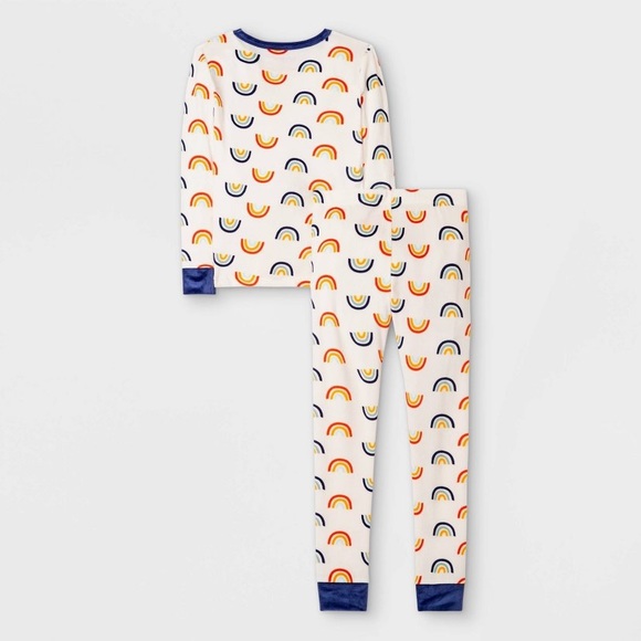 Rainbow Print Pajama Set - Picture 2 of 6